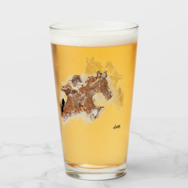 Ölglas : Vinnare tar allt Glaskopp (Baksida fylld)