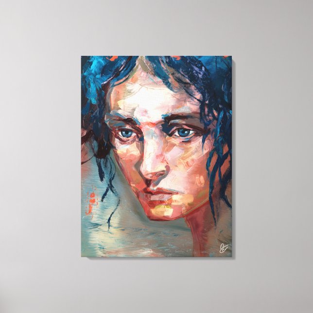 Olhar Melancólico Canvastryck (Framsida)