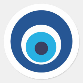 olho grego runt klistermärke