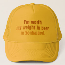Ölhustru gul mössa truckerkeps