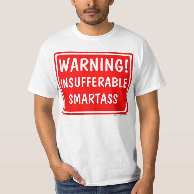 Olidliga Smartass T-shirt (Framsida)