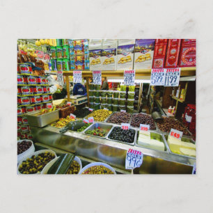 Olife & Cheese på Arthur Avenue-vykort Vykort