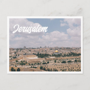 Olijfberg Foto Jerusalem Vykort