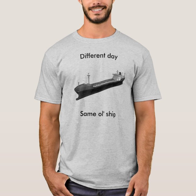 Olik dag samma olfrakt t-shirt (Framsida)