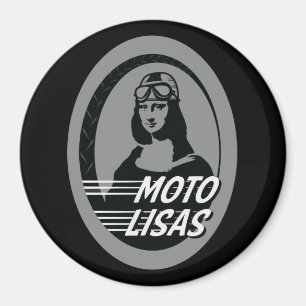 Olik Moto Lisas rundamagnet (storleksanpassar Magnet