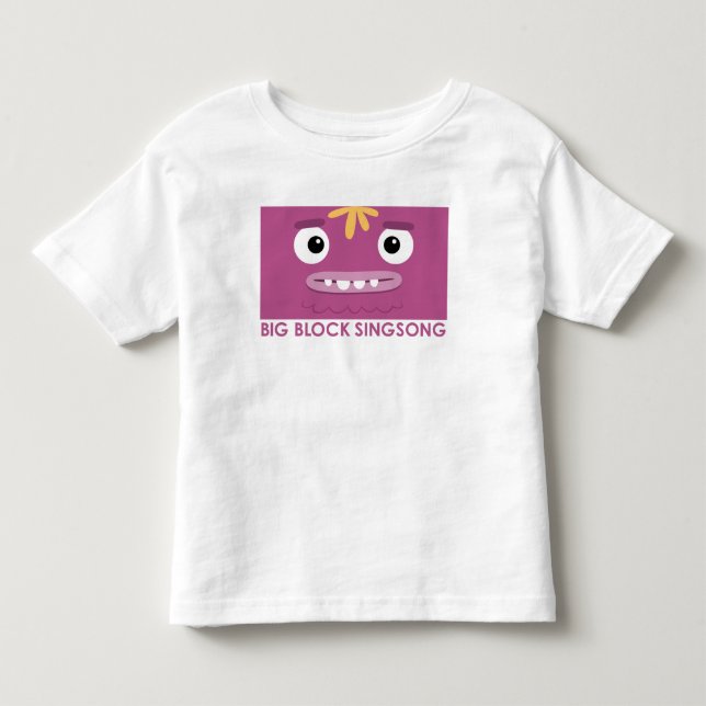 Olik purpurfärgad småbarnT-tröja för BBSS Tee Shirt (Framsida)