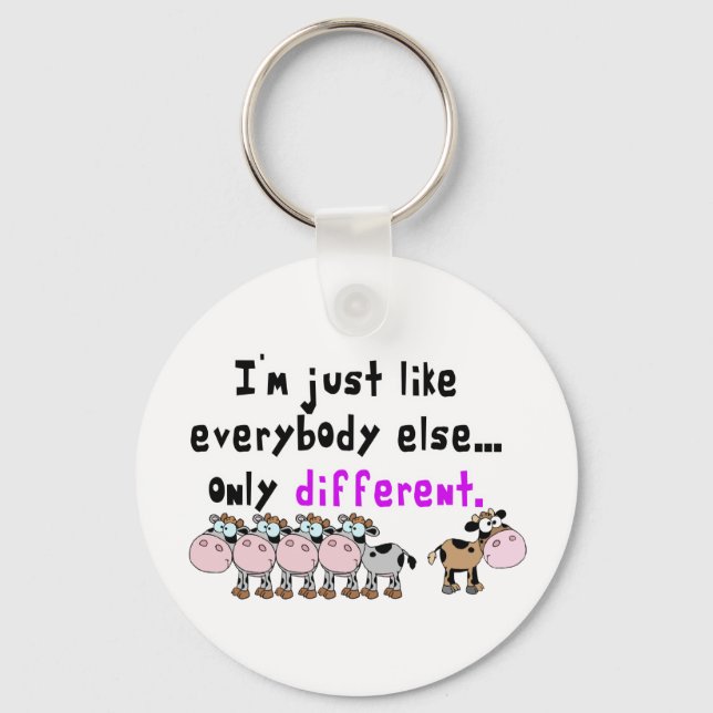 Olika Autism Nyckelring (Framsida)