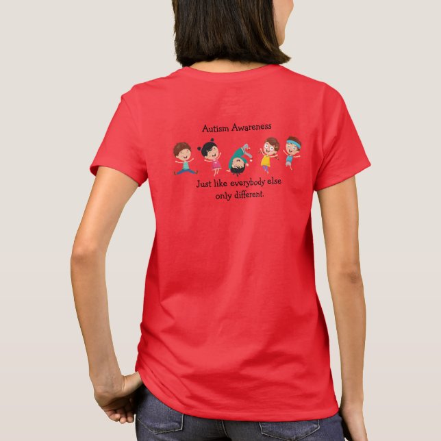 Olika Autism T Shirt (Baksida)