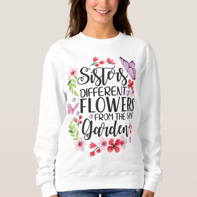 Olika blommor från samma Garden Funny S T Shirt (Framsida)