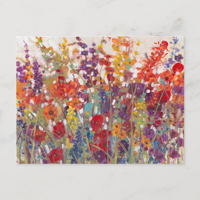 Olika blommor vykort (Framsida)