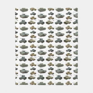 Olika brittiska WW2-Tanker Fleecefilt