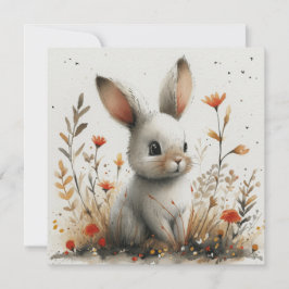 Olika bunnier: Lycklig Önskemål 🐰 🐰 Digital Julkort