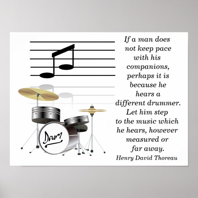 Olika citattecken - Toreau-citatteckenutskrift Poster (Framsidan)