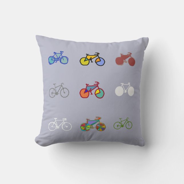 olika cyklar kudde (Framsida)