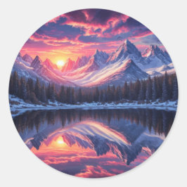 Olika dekaler runt klistermärke