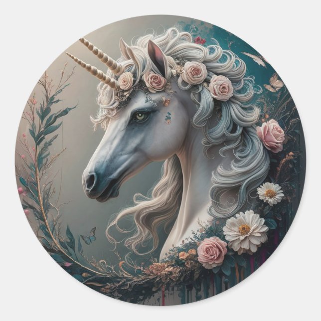 Olika dekaler runt klistermärke (Framsida)