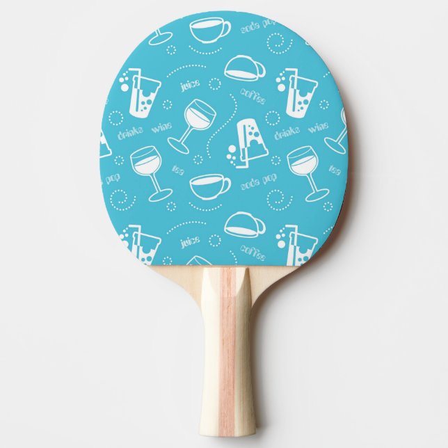 Olika drinkar pingisracket (Framsidan)