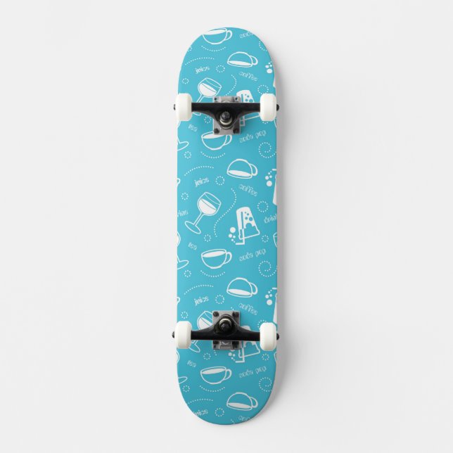 Olika drinkar skateboard bräda 21,5 cm (Framsida)
