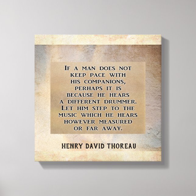 Olika Drummer - Kanvastryck (Framsida)