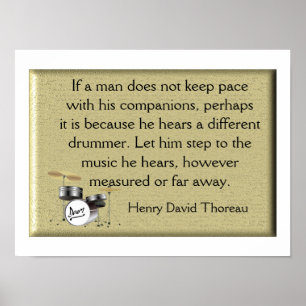 Olika Drummer Poster