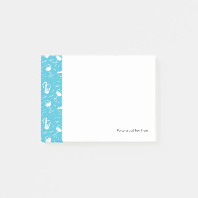 Olika drycker post-it block (Framsida)