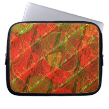 Olika fläckar och repor ljusröda