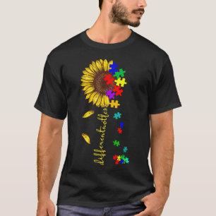 Olika former av autism - inte mindre än solrosgåva t shirt
