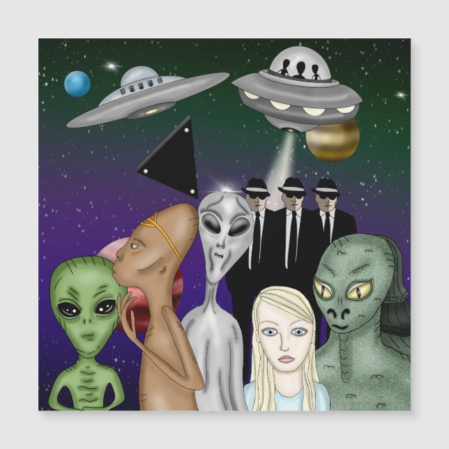 Olika främmande arter, UFO, Planets Art (Framsida)
