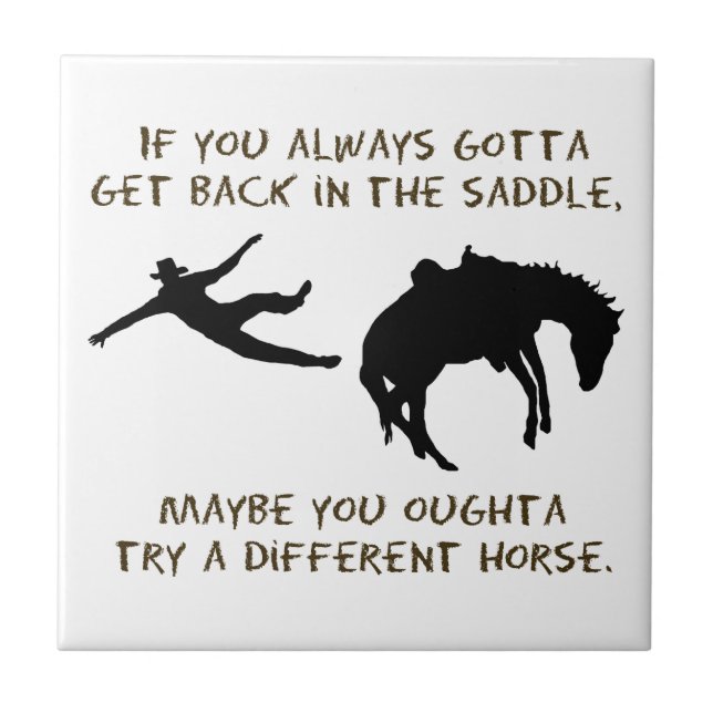 Olika hästar kakelplatta (Framsidan)