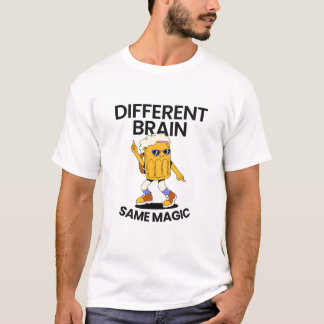 Olika hjärnor med samma magiska egenskaper t shirt