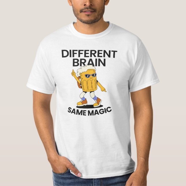 Olika Hjärtsamme Magic Autism T-shirt (Framsida)