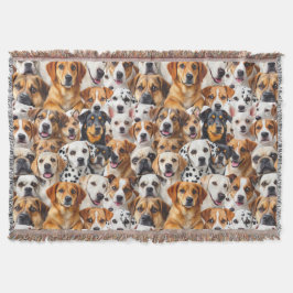 Olika hundraser filt