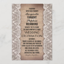 Olika inbjudningar till bröllopsmöten med snöre oc