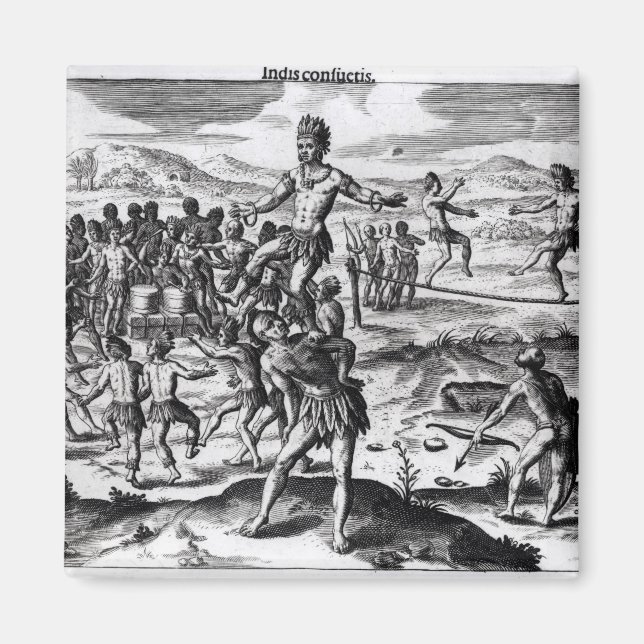 Olika indiska spel, från Amerika Magnet (Framsidan)