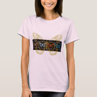 Olika inslagfjärilar (placera på skjortan), t shirt