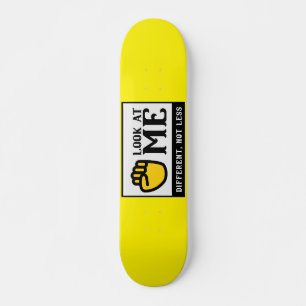 OLIKA, INTE MINDRE, teckenspråksmedvetenhet Mini Skateboard Bräda 18,5 Cm