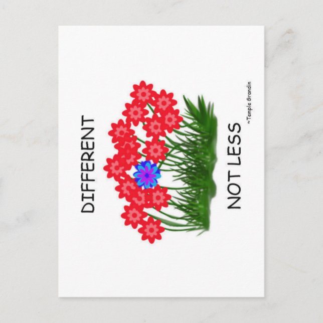 Olika, inte mindre vykort (Framsida)