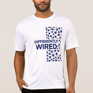 Olika Kabel – Autismens Medvetandemånad Blå T Shirt