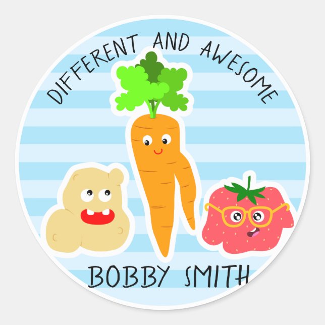 Olika klistermärken och Fantastisk (Framsida)