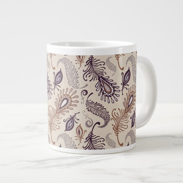 Olika ludden Mönster Jumbo Mugg (Framsida höger)
