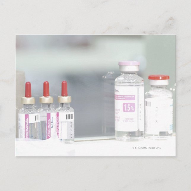 Olika medicinska lösningar vykort (Framsida)