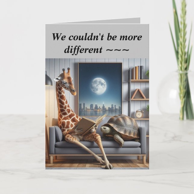 OLIKA, MEN ~ ANNIVERSARY CARD TACK KORT (Framsida)