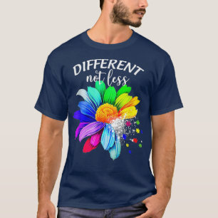 Olika, men inte mindre, solrosaltism Puzzle Awaren T Shirt