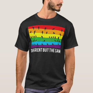 Olika men lika HBT-Pride Gay Les T Shirt