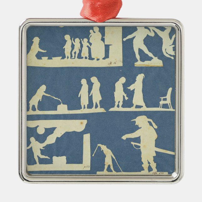 Olika platser julgransprydnad metall (Framsidan)