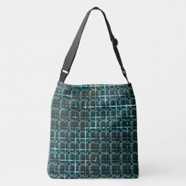 Olika schack, fyrkanter eller bilder under stödras axelväska