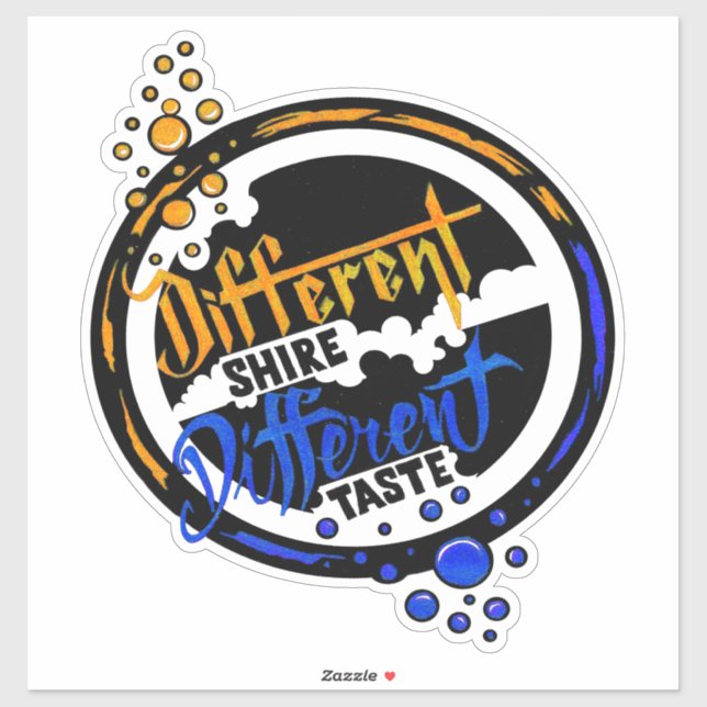 Olika shire-smak klistermärken (Ark)