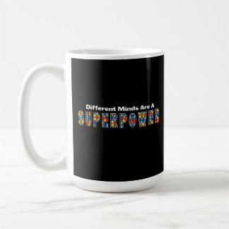 Olika sinnen är en superkraft Autismacceptans Kaffemugg