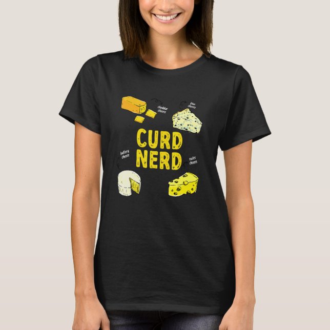 Olika typer av ostrådgivare t shirt (Framsida)
