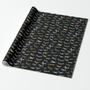 Olika WW2-flygplan Presentpapper